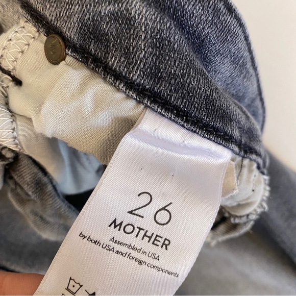 MOTHER || High Waisted Looker Jeans Gray Wash 26 - Picture 9 of 12